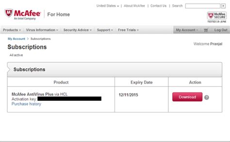 activate mcafee with product key|How do I download, install or activate mcafee subscription with a .